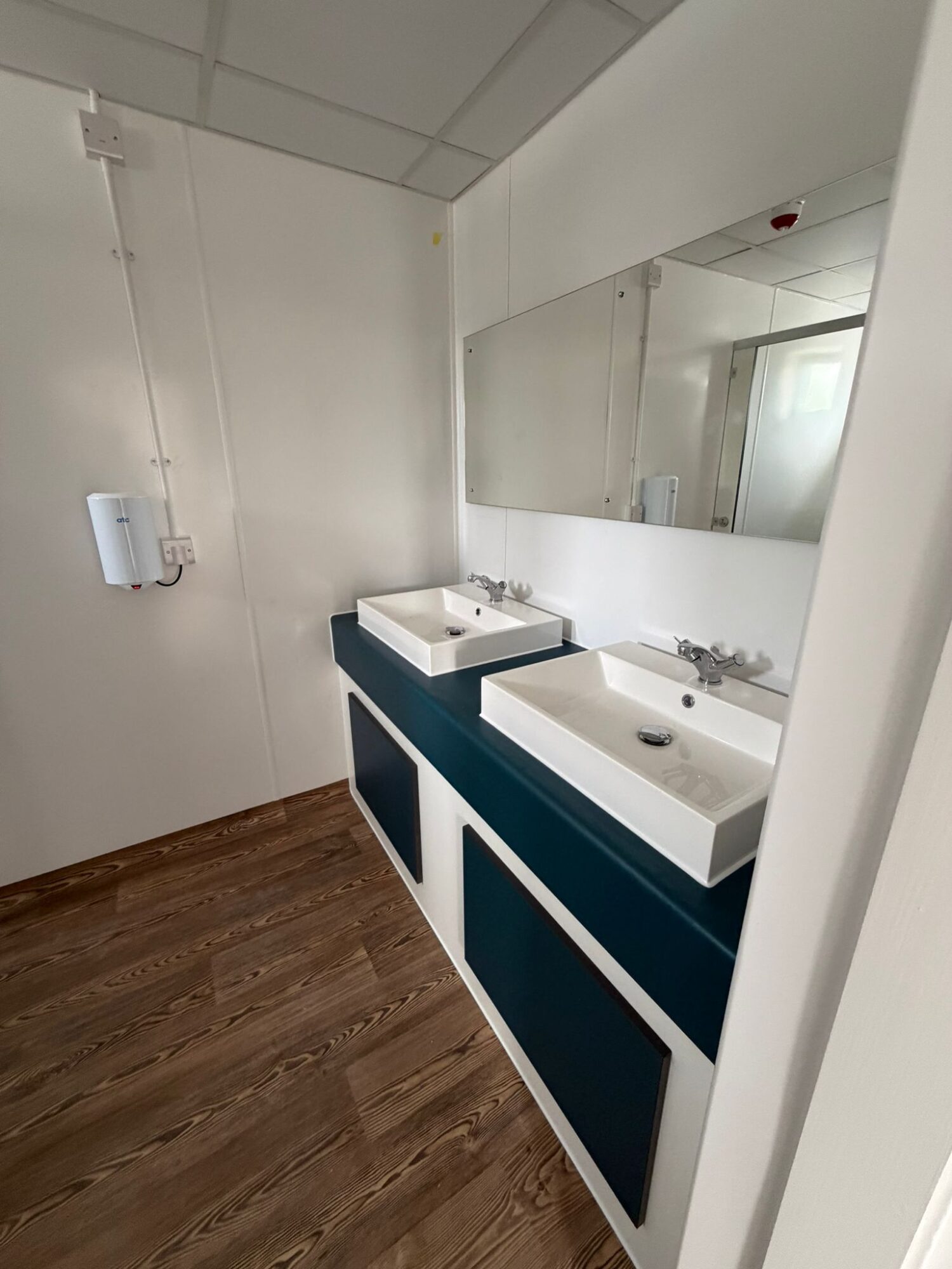 Refurbished washroom, Wimbledon Park and Mountbatten Sports Centre